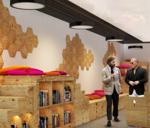 KONCEPCJA – PROJEKT WNĘTRZ POMIESZCZEŃ SOCJALNYCH DLA HP