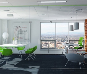 KONCEPCJA – POMIESZCZENIE BIUROWE W BUDYNKU GLOBIS