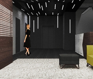 KONCEPCJA-ARANŻACJA POWIERZCHNI BIUROWEJ W GALERII HANDLOWEJ W WARSZAWIE